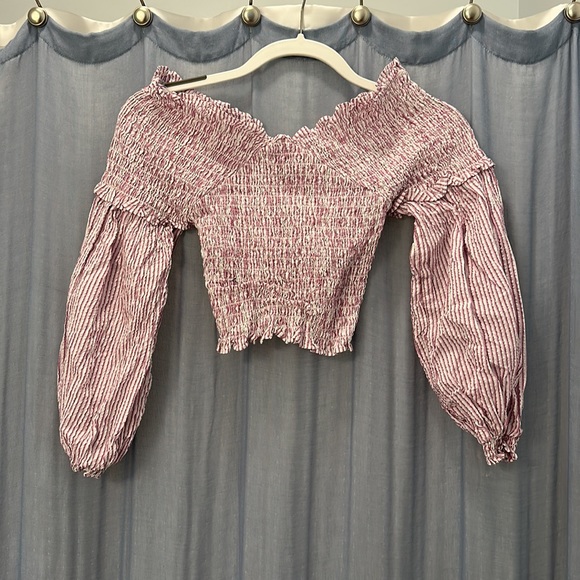 Seersucker crop top - Picture 3 of 4